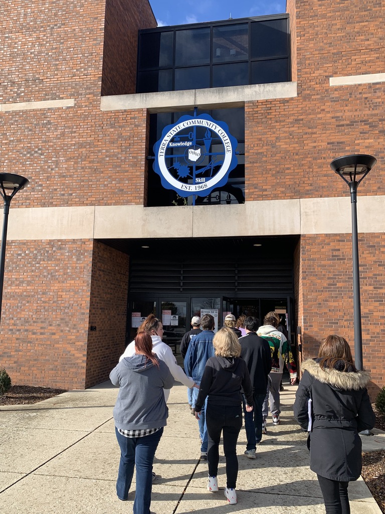 Students on a visit of Terra State Community College