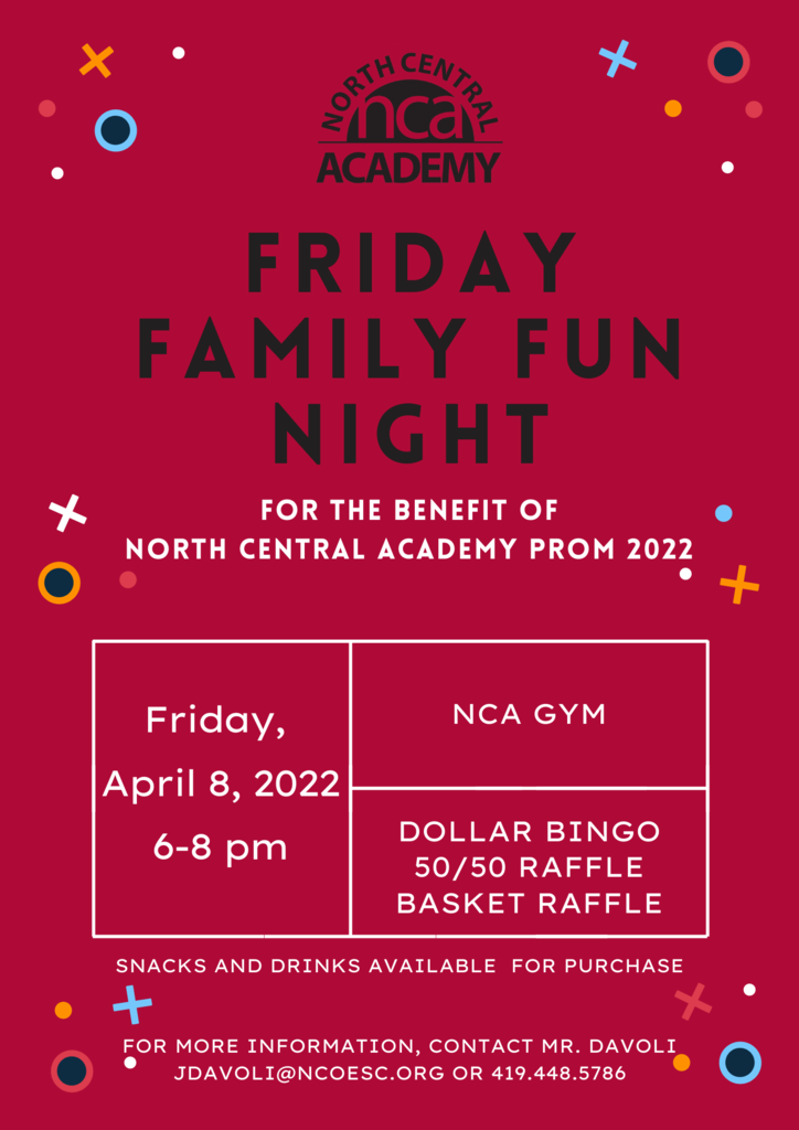 Friday Family Fun Night to Benefit Prom